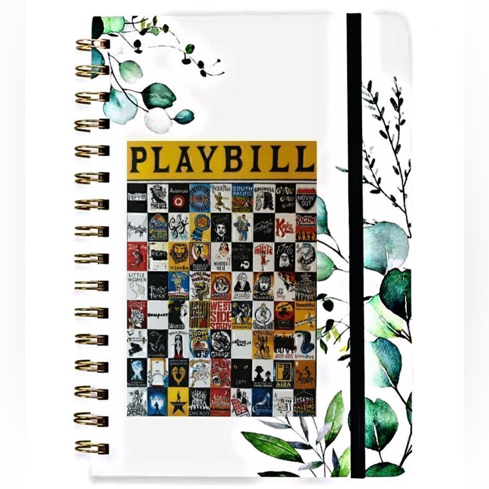 NWT. 🎶‎ Playbill Journal/Notebook. Gift for Her/Him. Great back to school gift.
